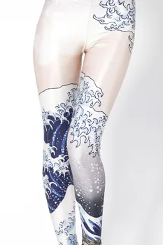 

Fitness Mesh Leggings Women Polyester High Waist Ankle-Length Jeggings Black Push Up Stitching Female leggings