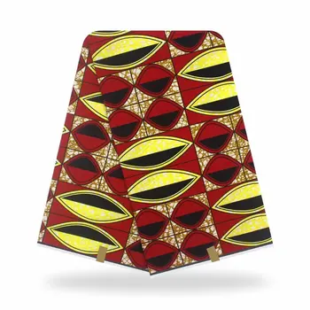 

Veritable guaranteed real Printed wax cloth high quality pagne wax 6yards african ankara sewing fabric