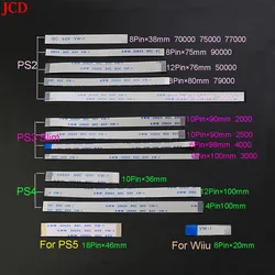 Power Reset Switch Ribbon flex Cable for PS2 30000 5W 90000 For PS3 slim 2000 for PS4 10pin 12pin 14pin Controller Repair Part