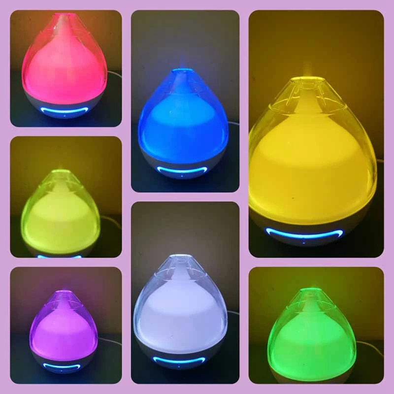 USB Electric Aroma Air Diffuser Vase Ultrasonic Air Humidifier Essential Oil Aromatherapy Cool Mist Maker for Home with 7 Color