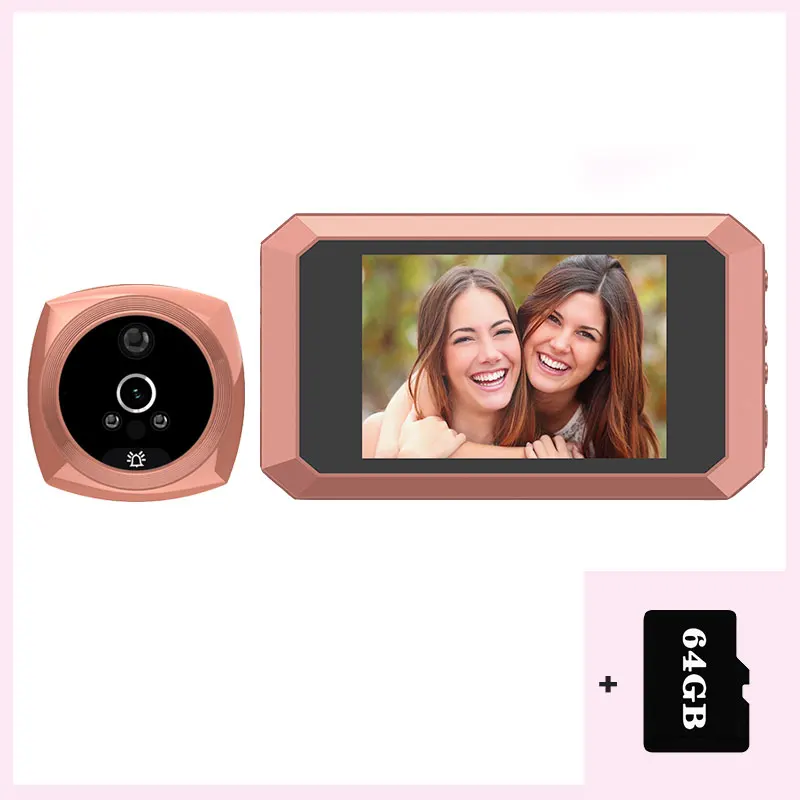 video intercom indoor station 3.5" Monitor Video Doorbell Digital Viewer Video-eye Door Peephole Camera Photo Record Night Vision Human Detection 200W Pixels door video intercom Door Intercom Systems