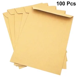 Enveloppes en papier Kraft de couleur unie, 100x229mm, 162 pièces, pour le bureau, l'école, le travail, le stockage de lettres 