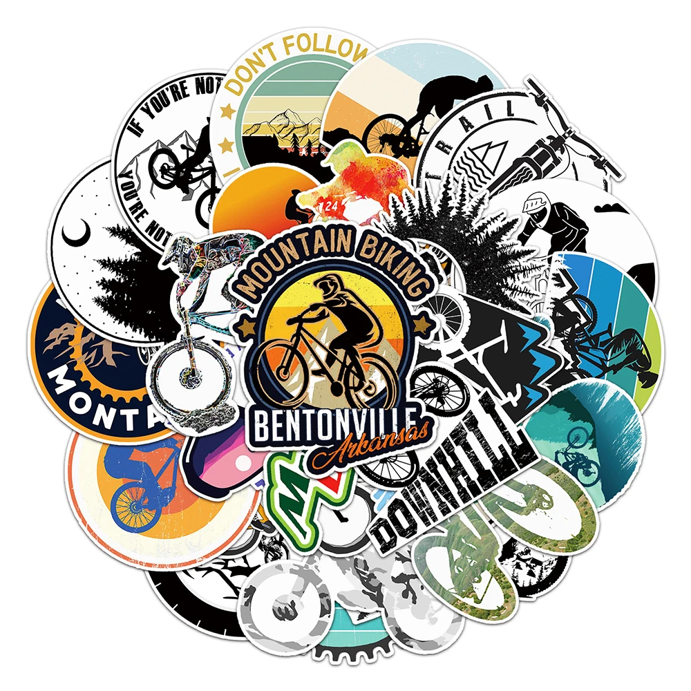 Cake topper Fan della mountain bike da personalizzare - colori a tua scelta