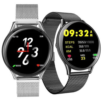 

SN58 Smart Watch IP68 Waterproof Tempered Glass Activity Fitness Tracker Heart Rate Monitor Sports Men Women Smartwatch