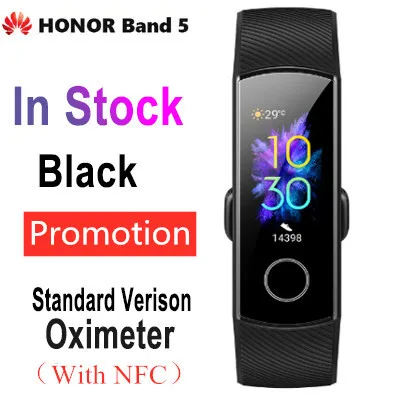 Умный Браслет huawei Honor Band 5 с NFC оксиметром, цветным экраном, монитором сердечного ритма, фитнес-трекером, водонепроницаемым браслетом - Цвет: 16