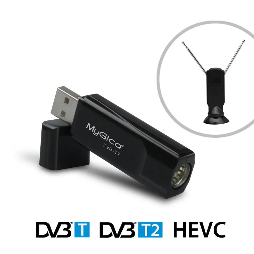 Dvb t2 GENIATECH MyGica USB ТВ тюнер T230A DVB C T HD телевизионная приставка для России Таиланд