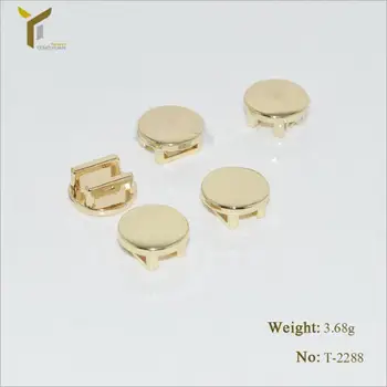 

(50 pcs/lot) factory direct luggage handbags hardware accessories high quality clothing handbags round glossy signs custom logo