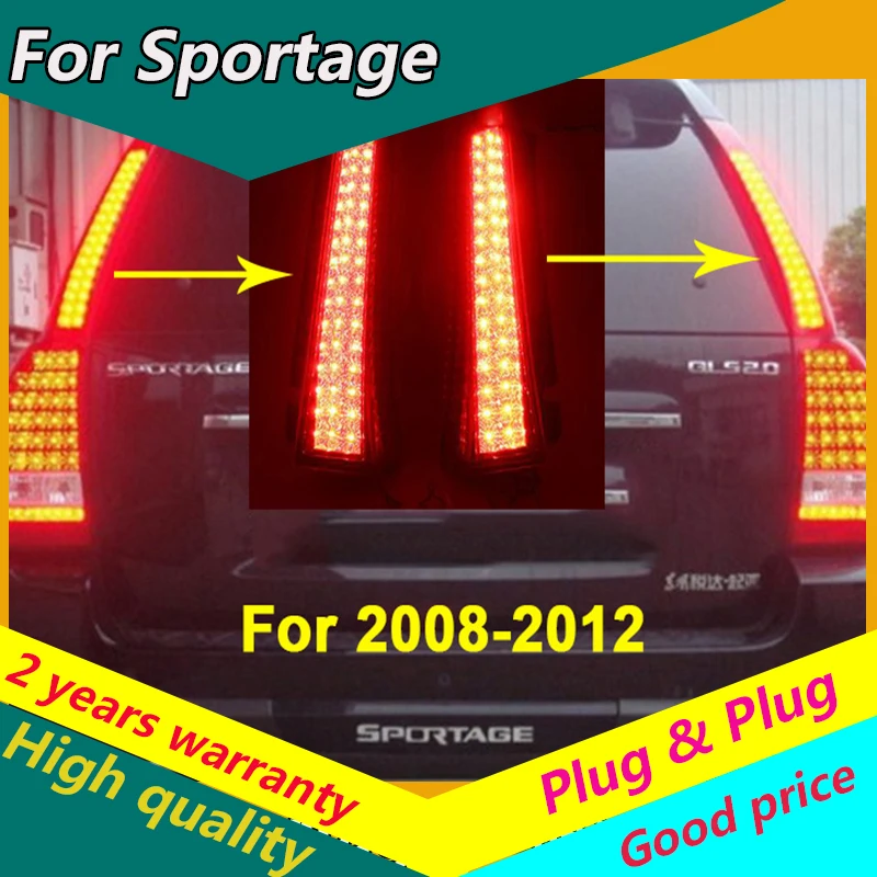 Автостайлинг KOWELL для Kia Sportage задние фонари 2008-2012 светодиодная задняя фара крышка