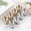 1Pcs Stainless Steel Boiled Egg Cups Stand Rack Eggs Holder Egg Holder Kitchen Breakfast Cooking Tool Cooking Egg Stand 2