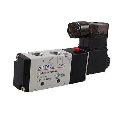 

Single Head 2 Position 5 Port Pneumatic Air Solenoid Valve
