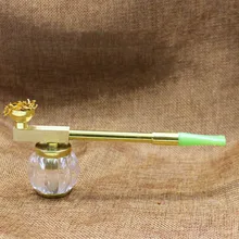 Мини-трубы кальяна модные маленькие портативные курительные трубы металлические табачные трубы кальян наргиле водопровод экологичный доступ кальяна