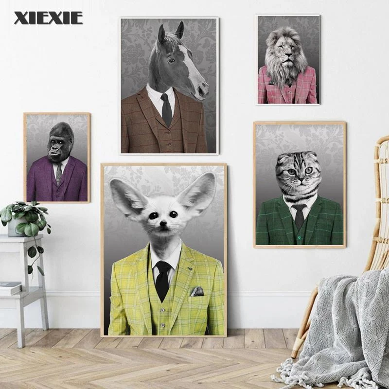 Humans With Animal Heads Art