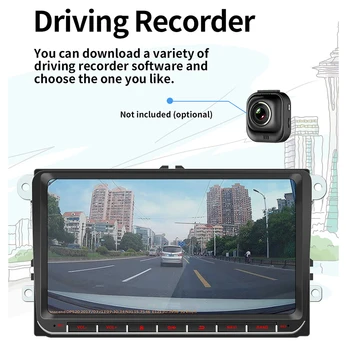 

60W Car MP5 Player WIFI 9 inch Stereo Audio Bluetooth Wireless For Golf