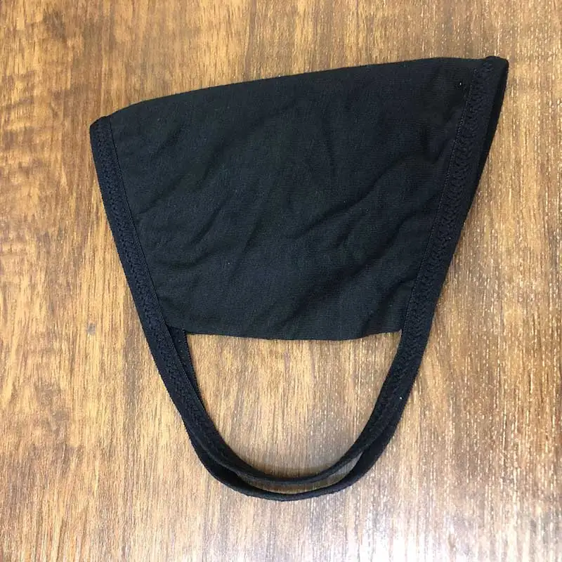 2Layers mouth face mask Black White mouth mask Washable Reusable Windproof Mouth-muffle Summer soft Cotton mouth Masks