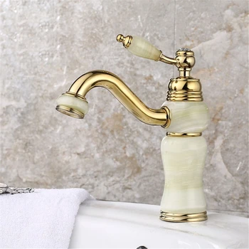 

Bathroom Faucet Antique Bronze Finish Brass Basin Sink Solid Brass Faucets Singl