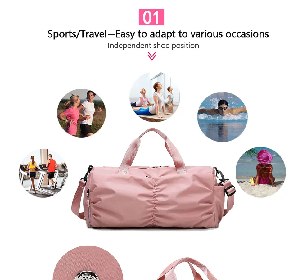 Сумка для Ковриков Для Йоги, фитнеса, спортзала, сухая влажная сумка, сумки для, женская и мужская обувь для путешествий, тренировочная сумка, спортивная сумка