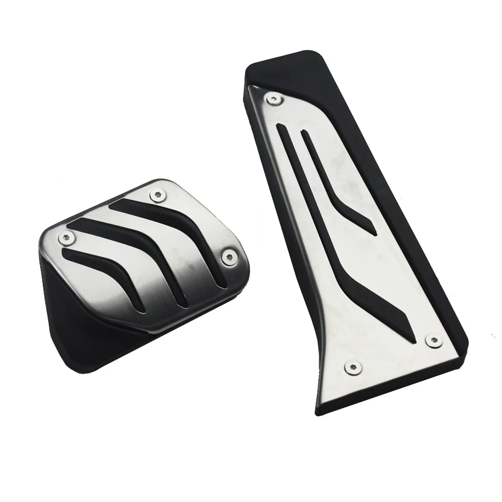 Accelerator brake footrest pad Aluminum alloy pedal for BMW 5 6 7 Series F01 F02 F06 F10 520d 520i 525d 528i 530d 530i