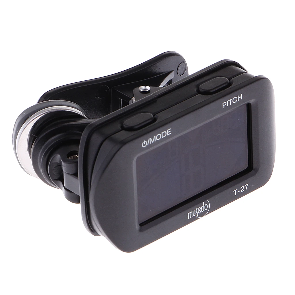 Musedo T-27 LCD клип-на цифровой гитарный тюнер для гитары/скрипки/Укулеле | Спорт и