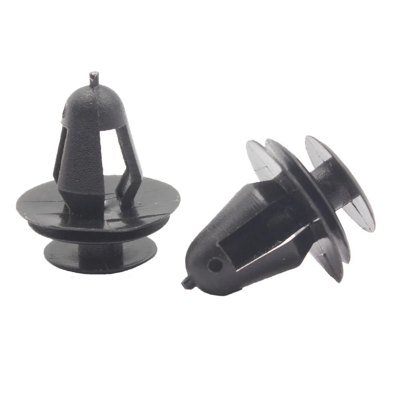 Car Fastener Clips Auto Fastener Clip Kit Universal Auto Door Panel Clips 9mm Hole Car Interior Door Trim Panel Card Clip Rivet 50PCS