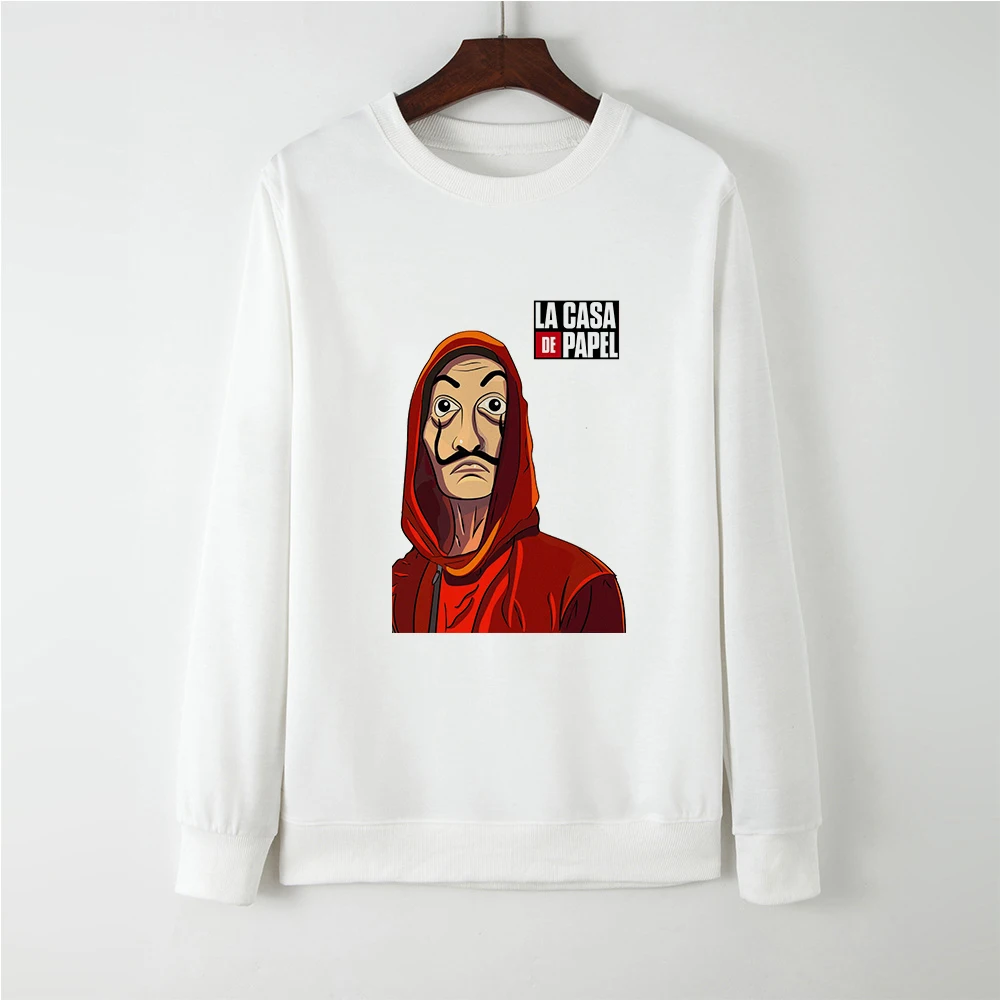 La Casa De Papel Money Heist sudadera mujer толстовки с длинным рукавом больше размера d Женский