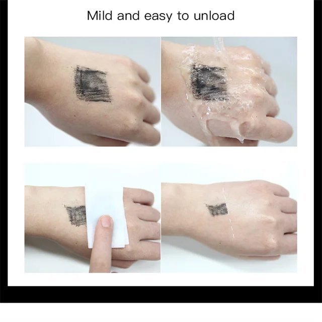 Mascara 4d en Fiber de soie, imperméable et facile à sécher, naturel