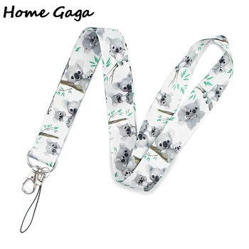

20pcs/lot Homegaga Kalo Animal Lanyards for Keys Camera Whistle USB Hang Rope ID Badge Holders Mobile Phone Neck Strap D2784