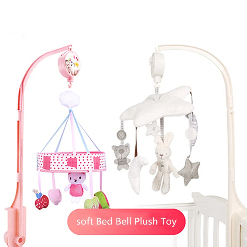 

Soft Baby Toys 0-12 Months Crib Mobile Musical Bed Bell Rattles Projection Cartoon Early Learning Educational Toys Kids Toy