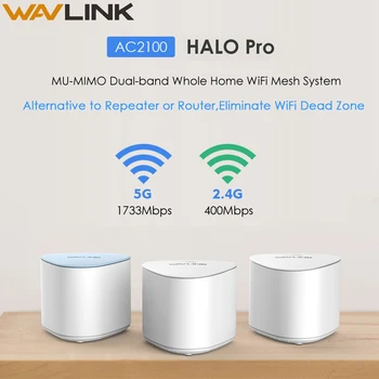 

Wireless Mesh WiFi Router 2.4G 5G AC2100 MU-MIMO Dual-Band Whole Home Mesh WiFi Wireless Repeater WiFi Extender Working Online