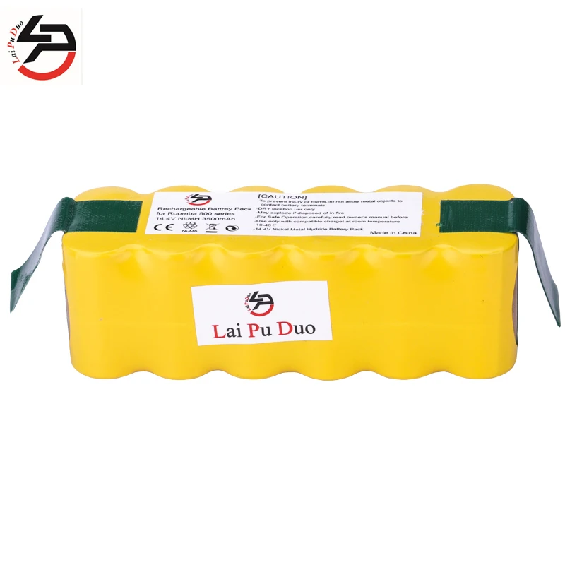 14.4V 3500mAh For iRobot Roomba Ni-MH Vacuum Cleaner Rechargeable Battery Pack Replacement for 500 550 560 600 650 700 780 800 |