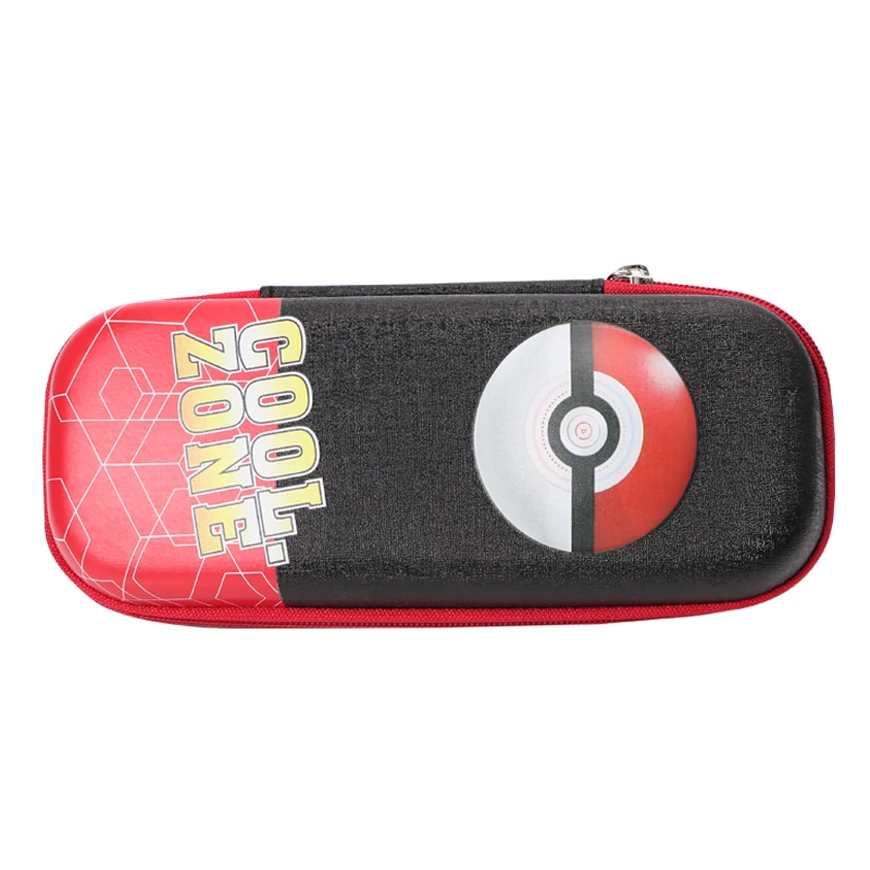 3D Poke ball карандаш застежка для сумки eva студенческие канцелярские товары hardtop школьный детский Карандаш Чехол Девочки Мальчики Дети - Цвет: black