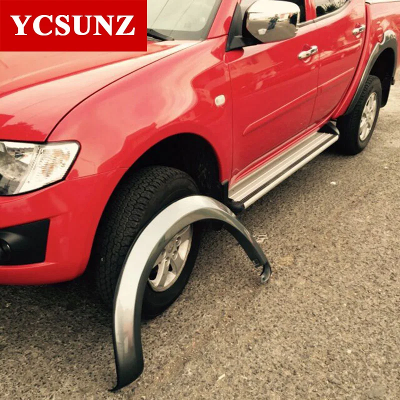 6 дюймов крыло вспышки ABS колеса арки для Mitsubishi L200 Triton 2006 2007 2008 2009 2010 2011 2012 2013 2014