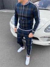 

New Men's sets Autumn Gentlemen Tracksuit Set Male Sweatshirt Men clothing Multi-pocket Fashion Trousers High Street Jackets Set