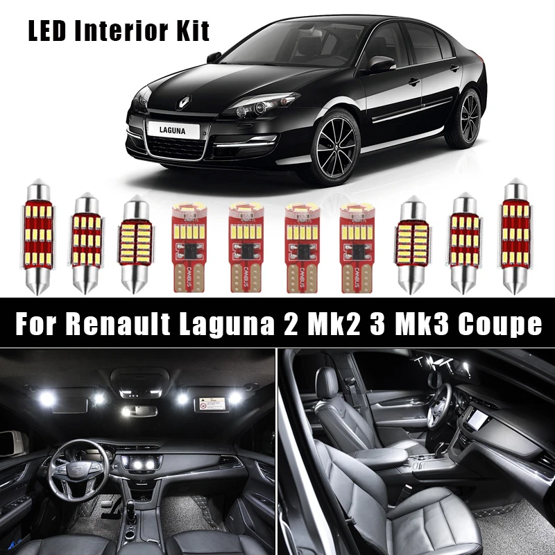 Subir Continental radiador Bombillas LED interiores Canbus para Renault Laguna 2 II Mk2 3 III Mk3  Coupe, Kit de luz de maletero, mapa de vehículo, accesorios de lámpara  automática|Lámpara de señalización| - AliExpress