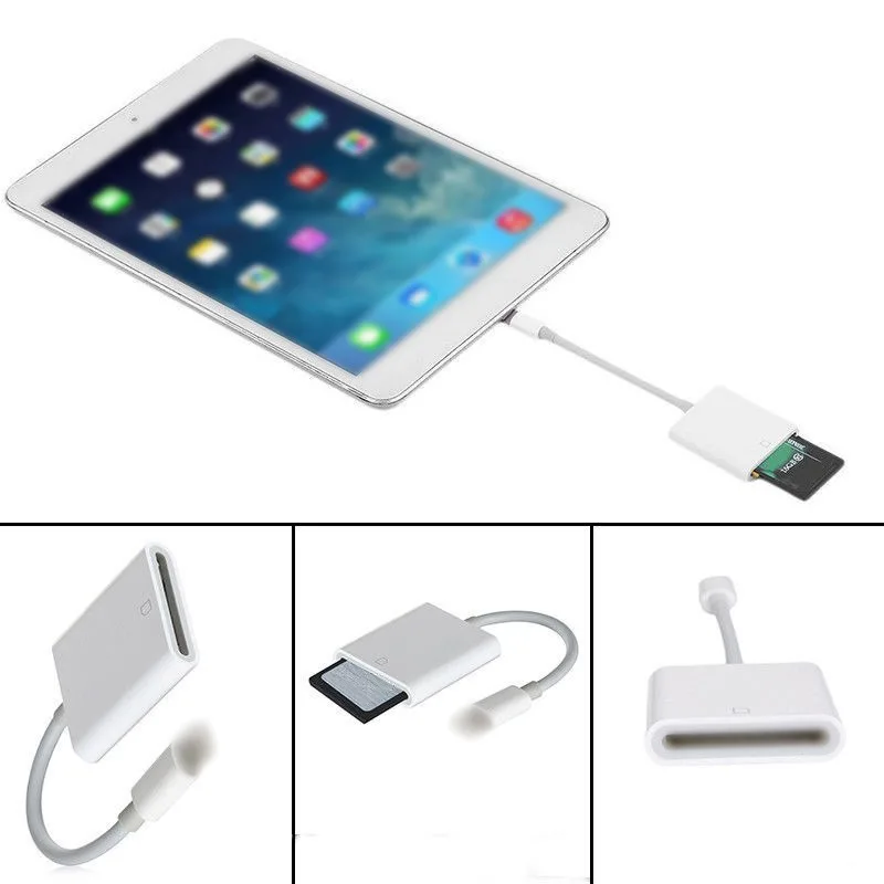 

8PIN to SD TF card reader SD Card Camera Reader Adapter Cable for Apple iPhone 6 7 Pro