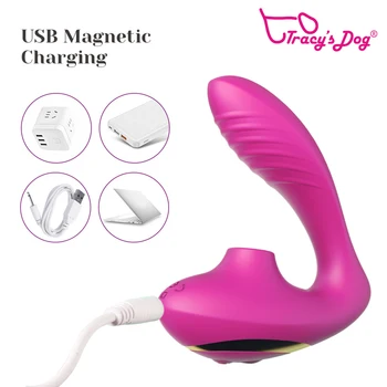 Tracy's Dog 10 Speeds Vagina Sucking Vibrator G Spot Clit Dildo Vibrator Clitoris Stimulator Sex Toys Female Anal Vibrators 3