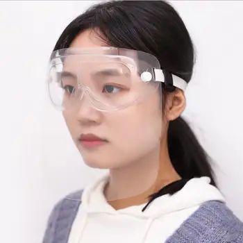 

Transparent Face Guard Spittle Prevention Masks Anti-Splash Protective Mask Cooking Face Covers Goggles and face maks