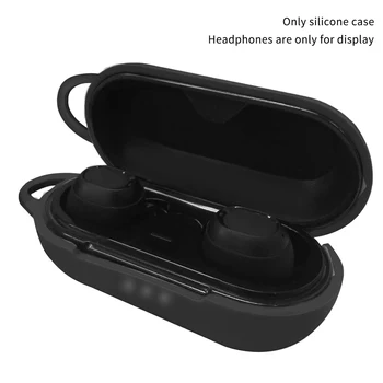 

Shockproof Silicone Cover Accessory Bluetooth Earphone Protective Case Small Clamshell Solid Thickened Fashion Box Anti-fall