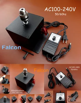 

AC100-240V Desktop Leather Craft Carving Chaser Burnisher Grinder Burnish Drill Machine Tool Set - Carving Stamping Stylus Spoon