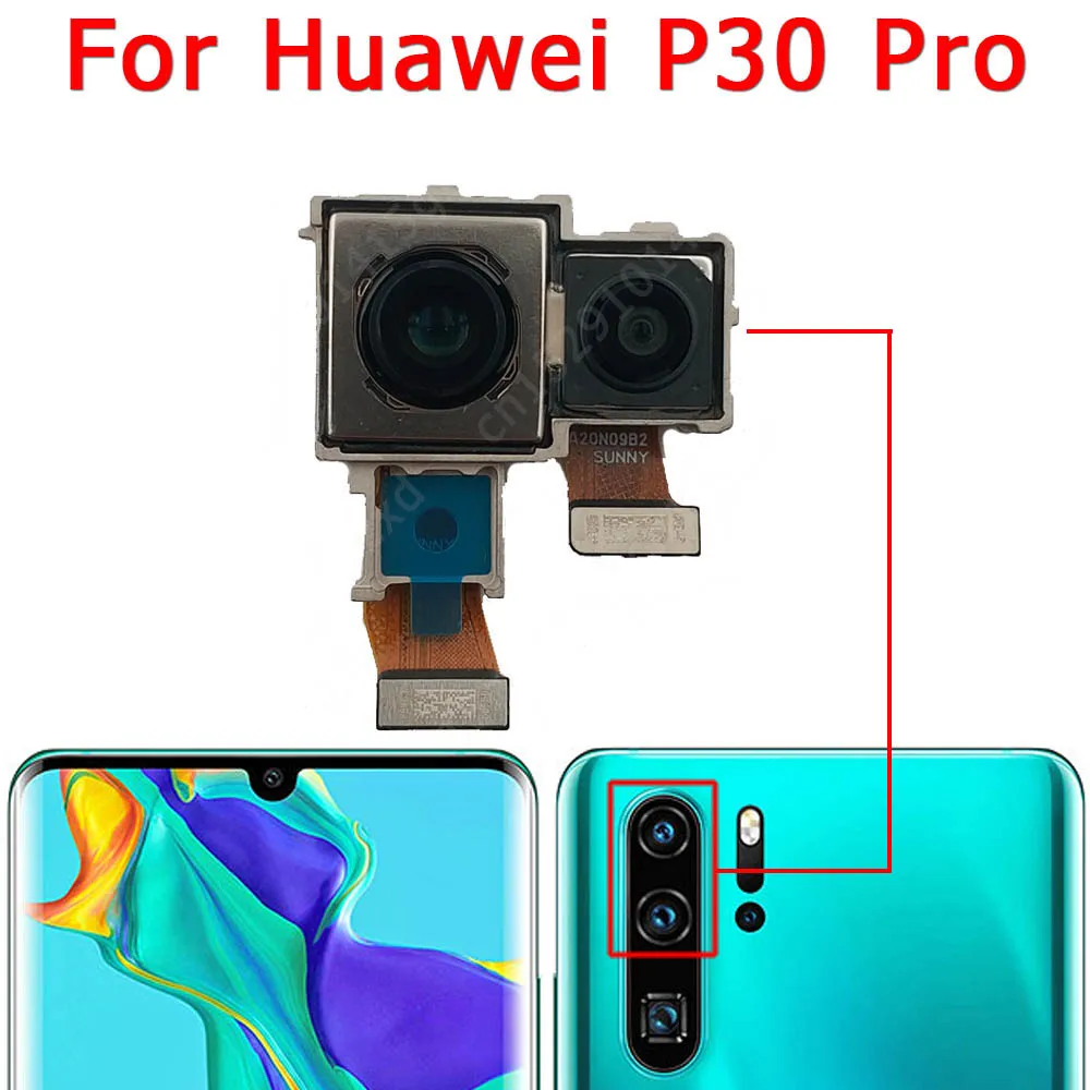Huawei p30 pro,p30pro用のオリジナルのフロントおよびリアビュー ...