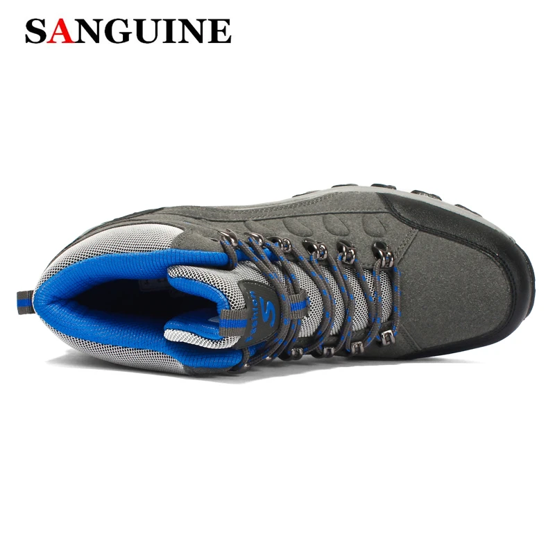 Женская и мужская походная обувь; большие размеры; дышащая водонепроницаемая Спортивная обувь; нескользящие Трекинговые кроссовки; Мужская обувь для альпинизма