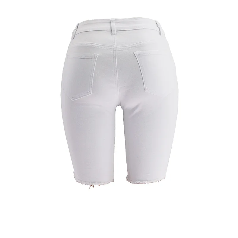 Yooneedi New Fashion Style Casual Women Jean 4 Color Solid Pocket Ladies Denim Shorts YP9020