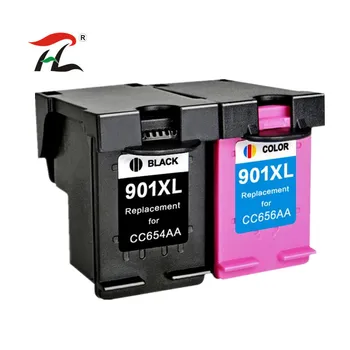 Cartucho de tinta Compatible con impresora HP901, 901XL, para HP 901, Officejet 4500, J4500, J4540, J4550, J4580, J4640, J4680