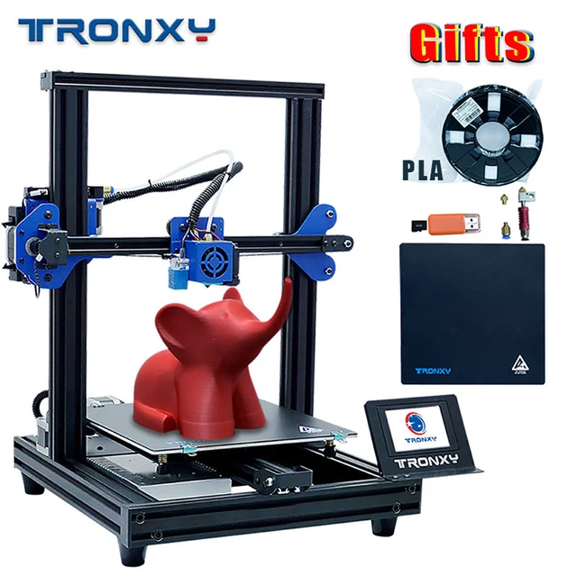 Best Offers TRONXY 3D Printer XY-2 Pro Upgraded Rapid Heating Auto Leveling Resume Power Failure Printing Filament Run out Detector Titan