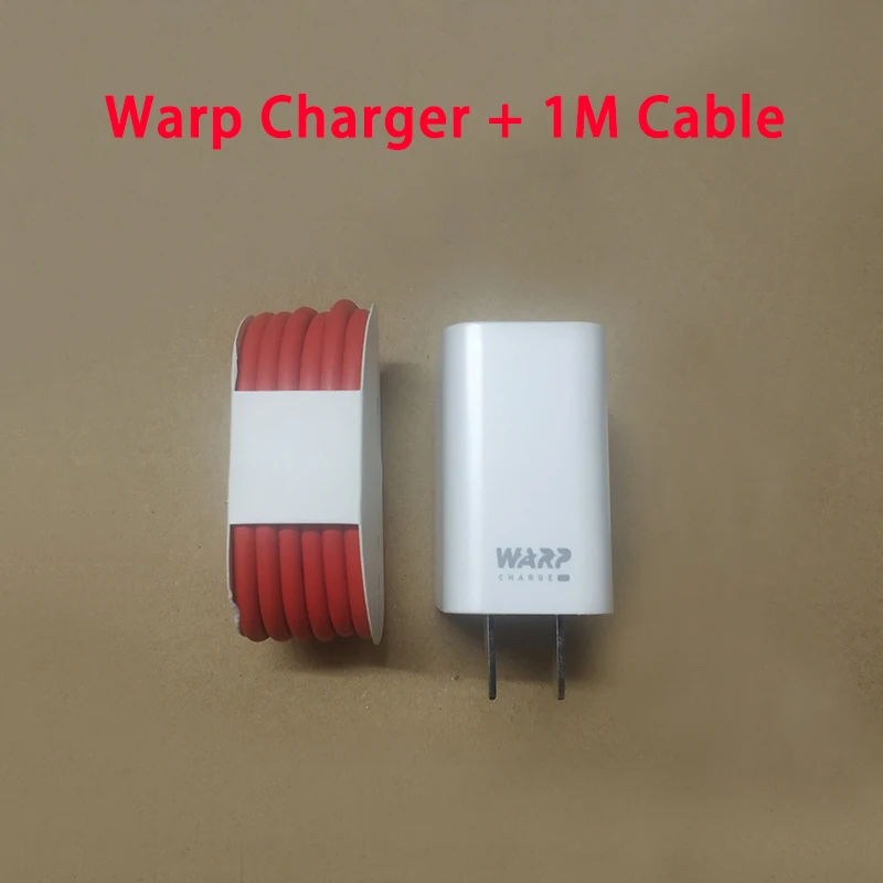 Для OnePlus 7T Pro Warp Зарядное устройство 30 Вт Быстрая Зарядка адаптер для One Plus 7 6T 1+ 6 3T 1+ 5T 1+ 5 зарядки 6A Тип-C кабель - Тип штекера: Warp Charger w Cable