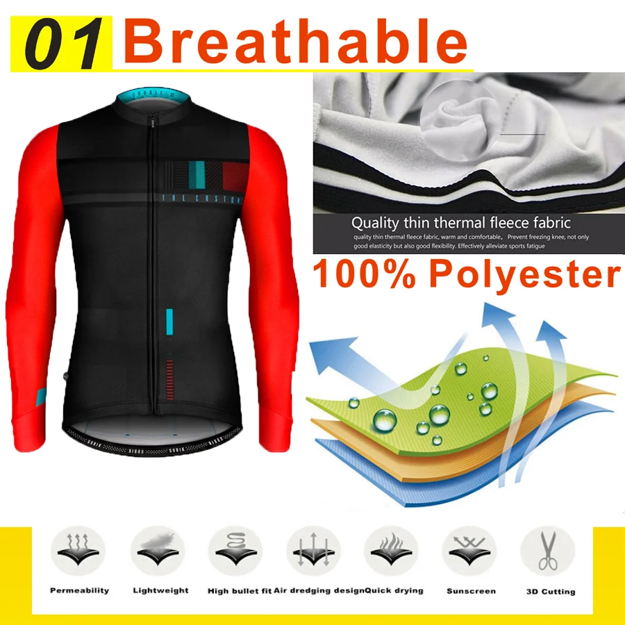 GOBIK Maillot Ropa Ciclismo Invierno зимняя велосипедная Джерси из теплого флиса с длинным рукавом, комплект одежды для велоспорта, одежда для горного велосипеда