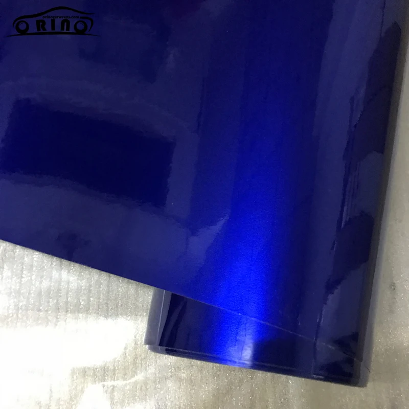 Blue Gloss Metallic Vinyl Film Sticker-1