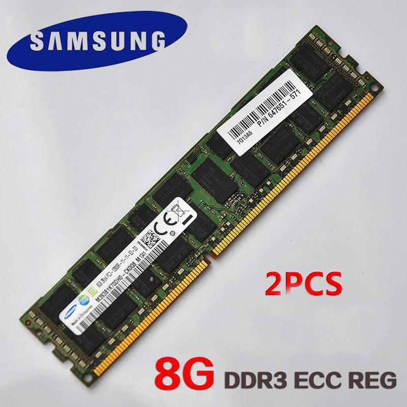 X58 настольная материнская плата LGA 1366 M ATX с 16 Гб оперативной памяти (2*8 ГБ) Intel Xeon