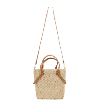 

Simple One-Shoulder Straw Bag Summer Vacation Hand-Woven Bag Fashion Seaside Female Bag