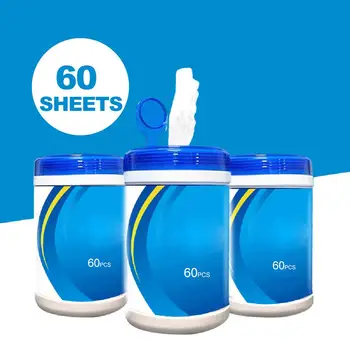 

60sheet/box Disposable Wet Wipes Disinfection Antiseptic Wet Wipes Skin Cleaning Sterilization Cleaning Tissue Hand Cleaning