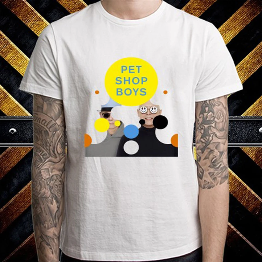 Pet Shop/белая футболка для мальчиков Супер Тур размер S M L XL 2XL 3XL из дышащей ткани |